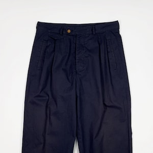 Via ardigo di corneliani men's trousers used W36 size 50 boyfriend blue T8423