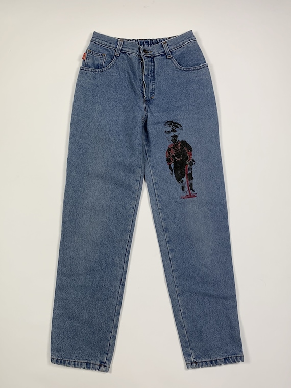 Cotton boy jeans donna usato W26 tg 40 imbottiti invernali felpati