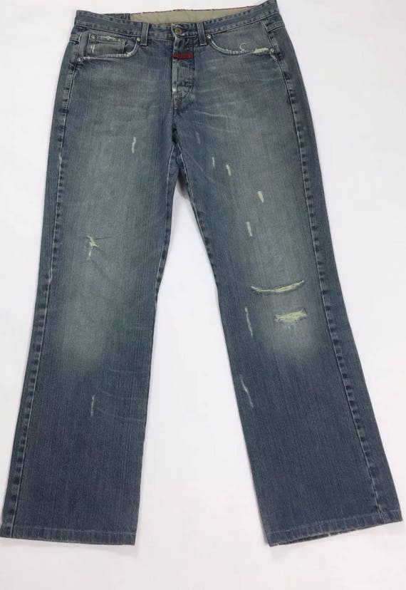 straight leg girbaud jeans