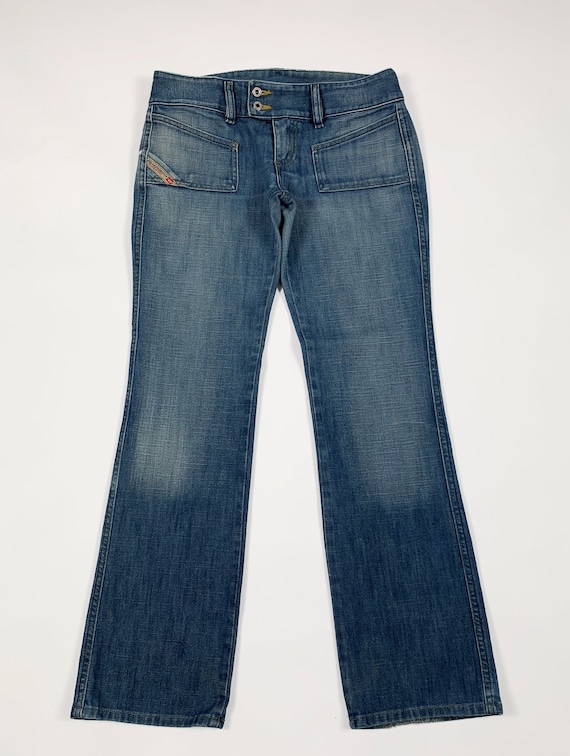 Baars Ernest Shackleton Bevriezen Diesel Hush Jeans Women Used Denim Blue Bootcut Flared W29 Tg - Etsy