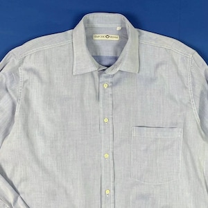 Emporio stefani shirt men used used L 41 blue long sleeve T5710