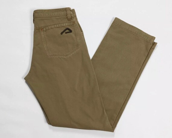 Avena pantalone uomo W32 Tg46 slim gamba stretta alcantara | Etsy Italia