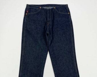 Levis 565 W28 L32 tg 42 jeans woman used square cut bootcut blue denim T7065