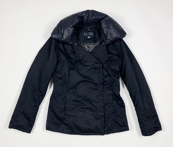 Armani Jeans レザージャケット EU46 USA XS ブラック Armani Jeans レザージャケット EU46 USA XS ブラック