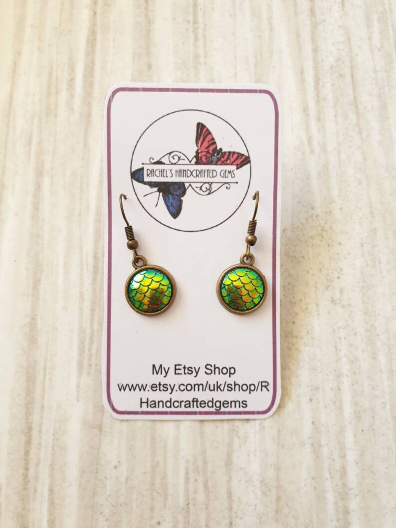 Mermaid Earrings Mermaid accessories Mermaid things Mermaid Jewellery Mermaid Stud Earrings