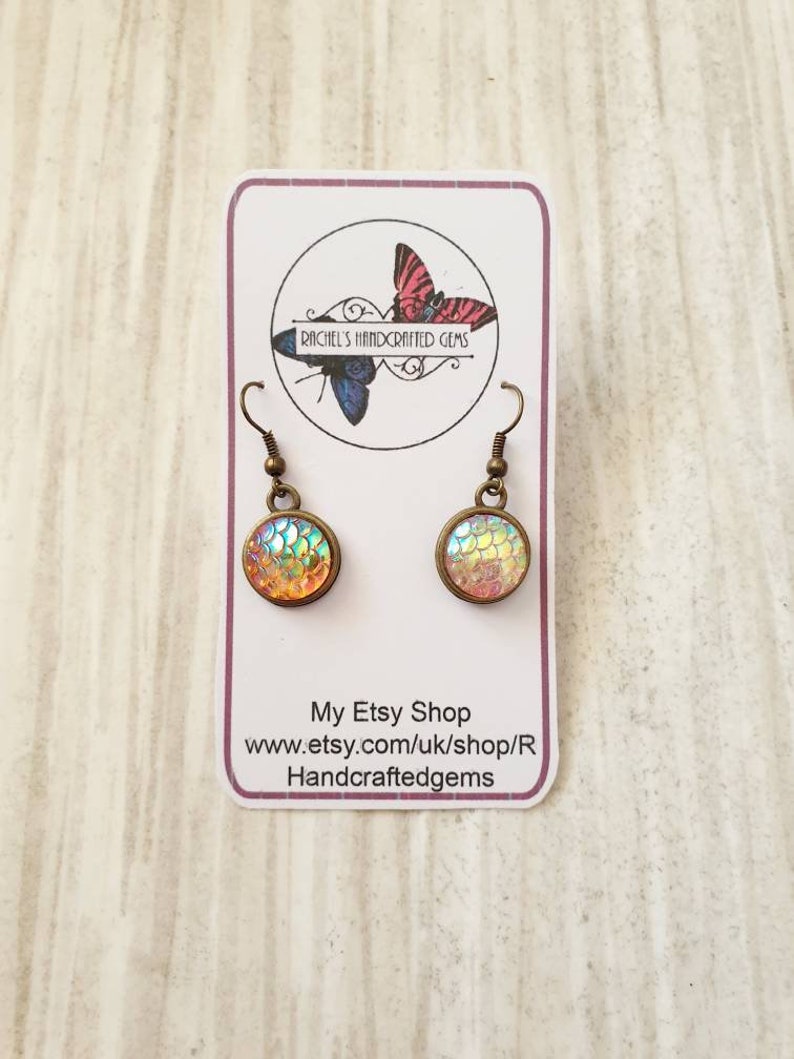 Mermaid Earrings Mermaid accessories Mermaid things Mermaid Jewellery Mermaid Stud Earrings