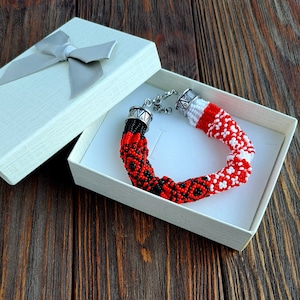 Shango and Elegua Beaded bracelet Men&#39;s bracelet, Shango Santeria jewelry, Santeria Ifa bracelet , Yoruba jewelry, Orisha Elegua beads