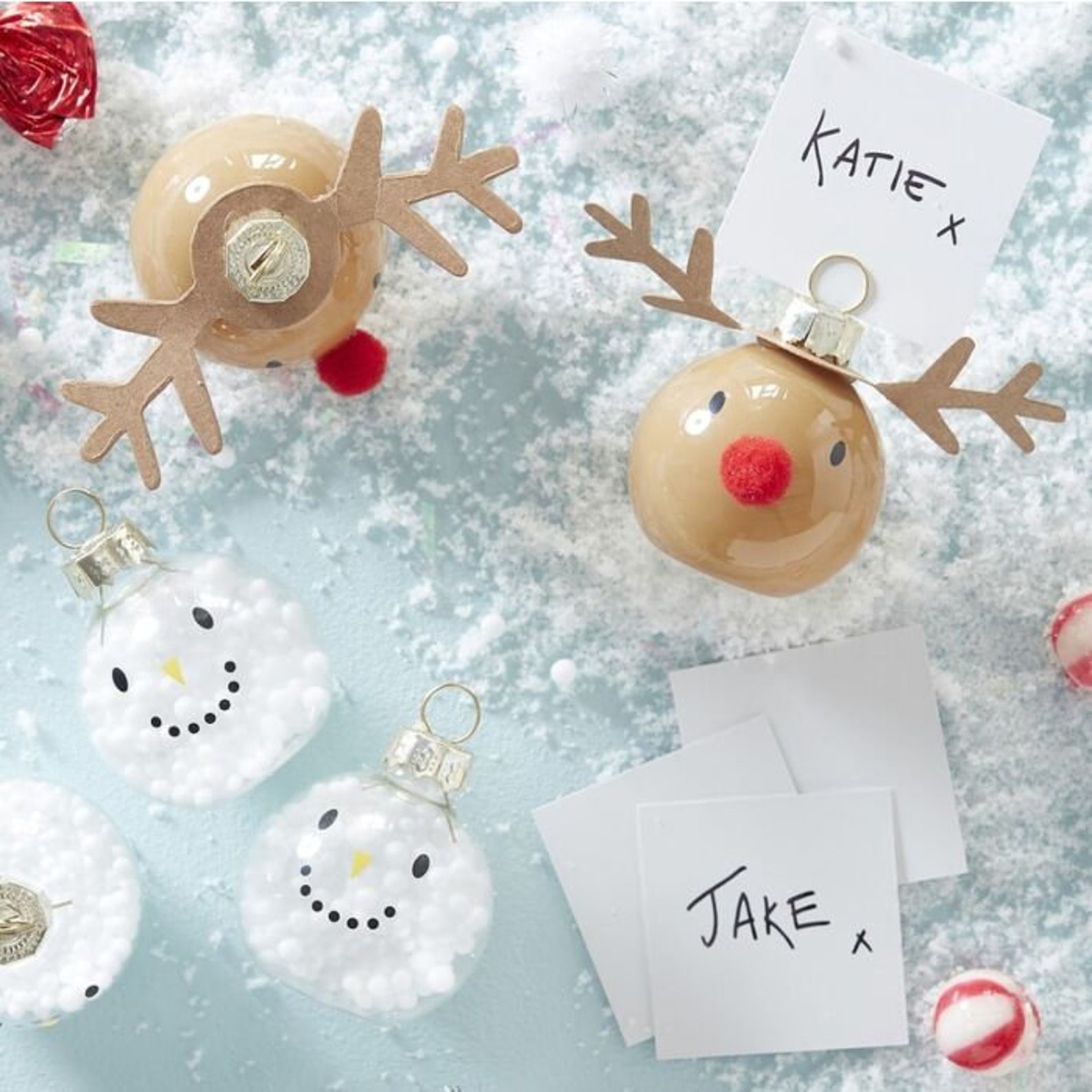 Christmas Place Card Holders Christmas Table Decorations - Etsy UK