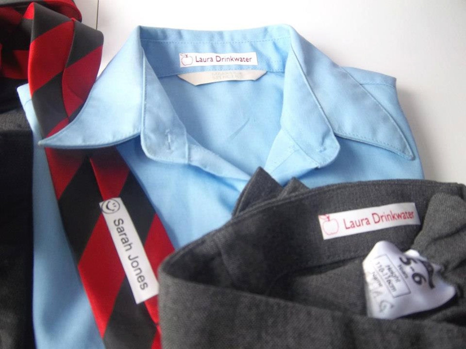 Iron on Clothes Labels Sew in Labels Back to School Etsy Etsy UK