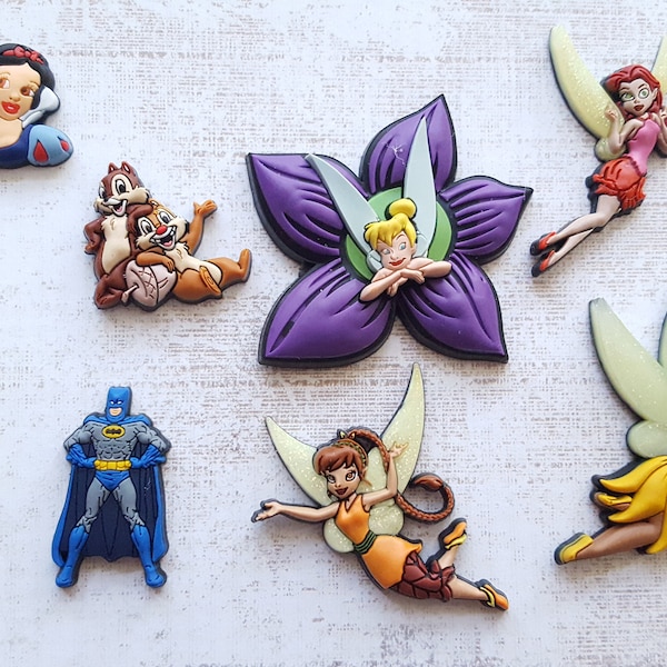 Up-cycled  Character Jibbitz Cover Minders - Up Cycled Magnets - Characters Cover Minders - Diamond Painting Cover Minders