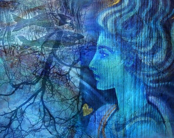 The River Wife - Greetings Card