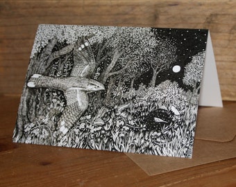 The Nightjar Greetings Card