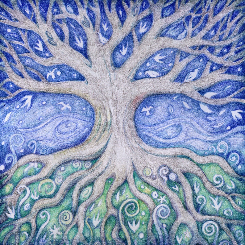 The Dreaming Tree day Greetings Card Etsy