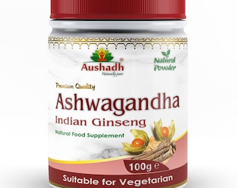 Polvo de ashwagandha: suplemento herbario ayurvédico