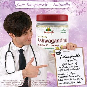 Ashwagandha-poeder: ayurvedisch kruidensupplement afbeelding 7