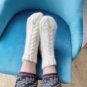 Chunky socks KNITTING PATTERN  Easy socks pattern Ankle socks pattern Thick socks pattern Socks pdf knitting pattern Sonia Chunky Socks PDF