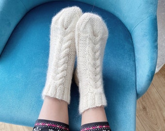 Chunky socks KNITTING PATTERN  Easy socks pattern Ankle socks pattern Thick socks pattern Socks pdf knitting pattern Sonia Chunky Socks PDF