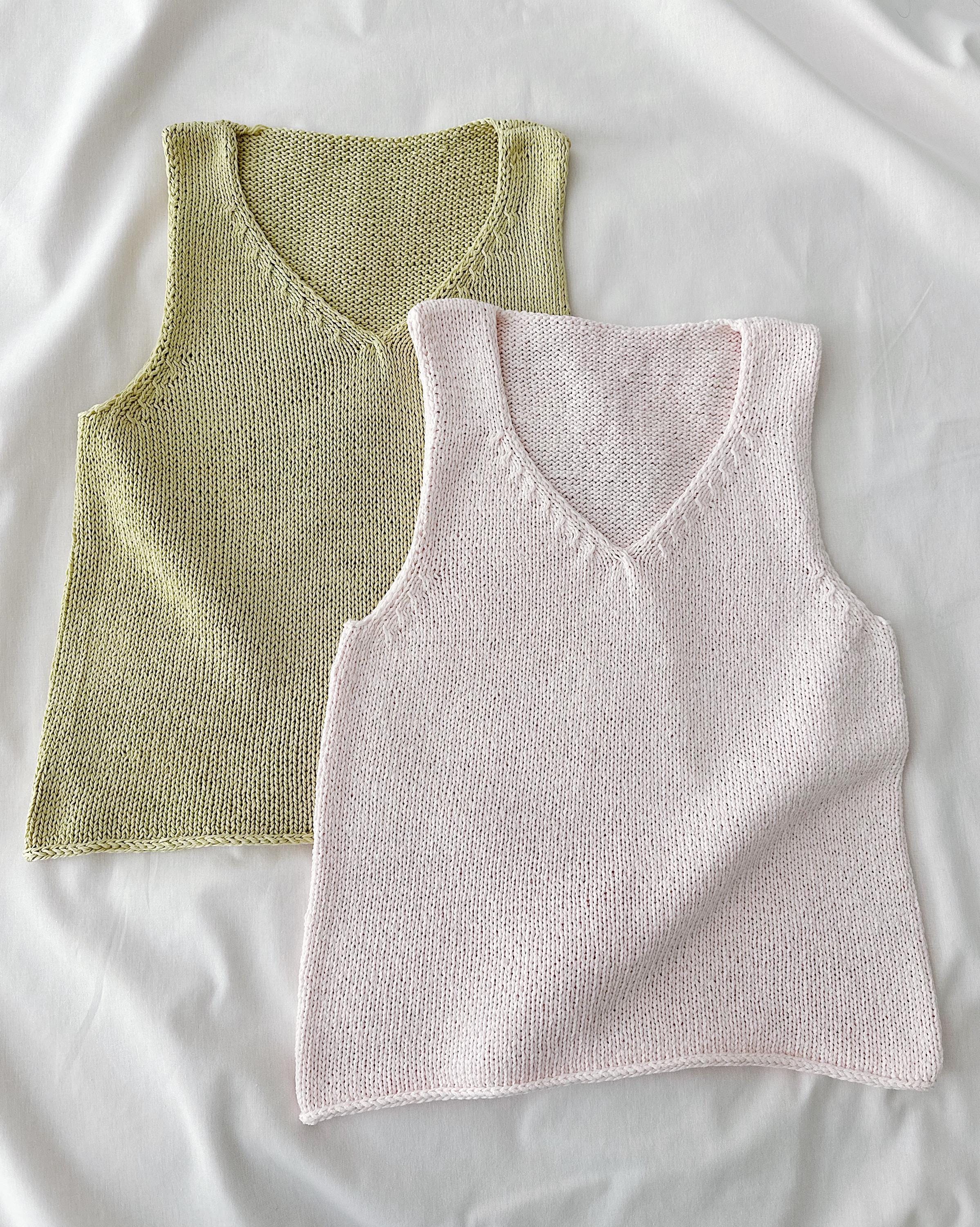 Knitting Pattern Chichi Top Tank Top Knitting Pattern Summer