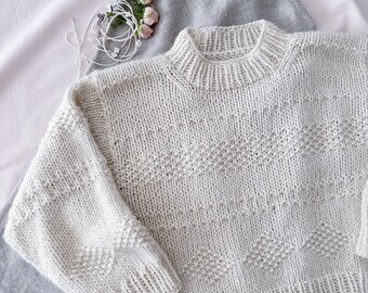 ●新品●大人気NKNIT♡pattern pullover sweat⓪size NKNIT pattern pullover sweat ⓪