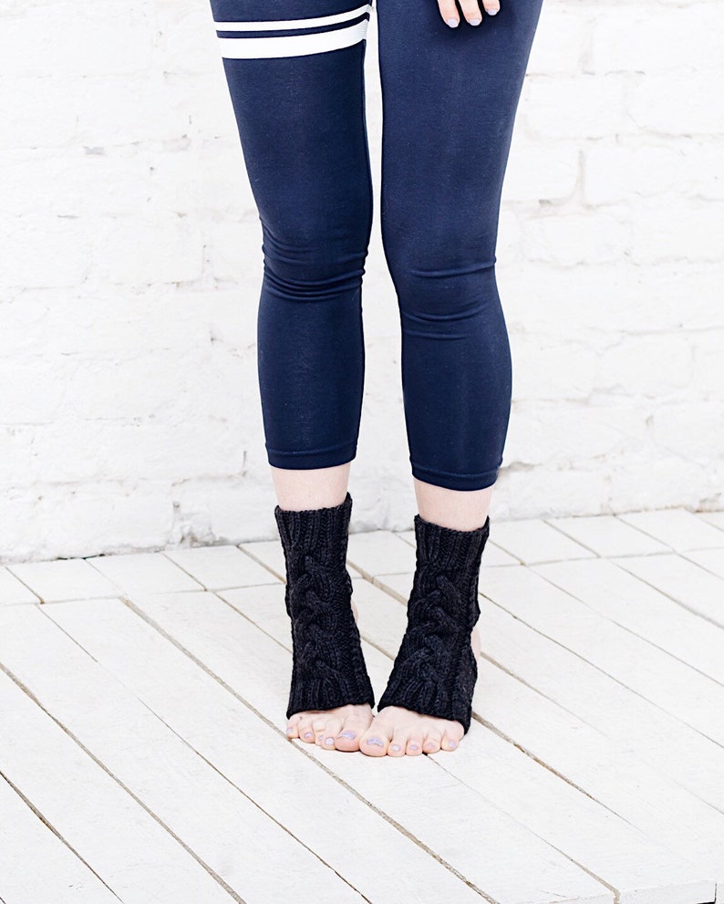 White yoga socks Pilates socks Knitted pedicure socks Yoga Etsy