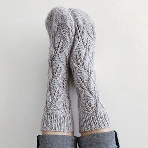 Lace socks Pattern PDF Knitting pattern Knitted socks pattern Easy socks pattern Women socks knitting pattern DK weight yarn socks pattern