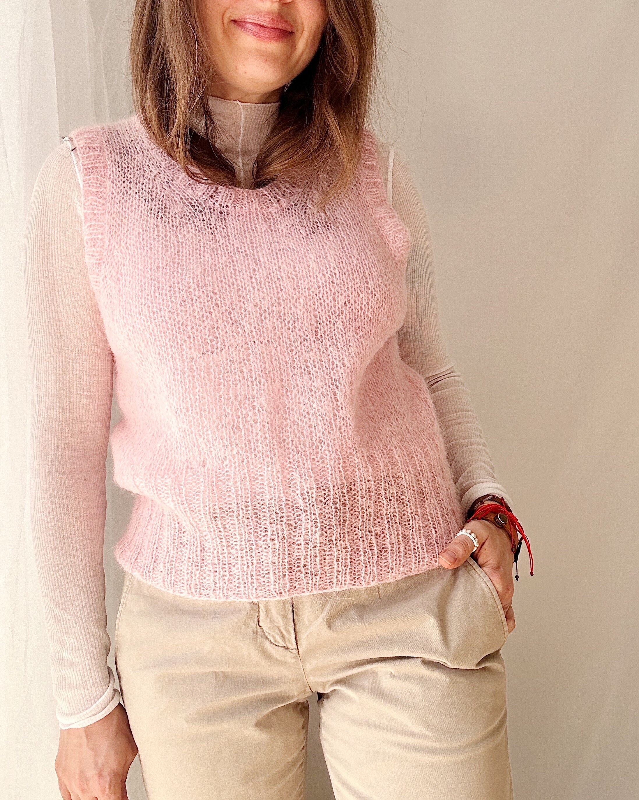 【送料&関税込】ChloAC Pastel Pink Wool Vest Chloé Waistcoat | Chloé LB