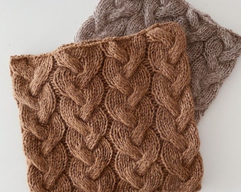 Cabled Cowl Knitting Pattern: Easy Snood (PDF Pattern)