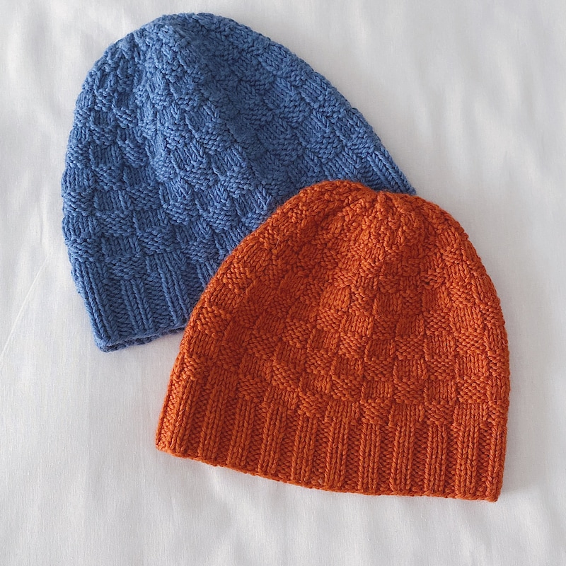 Weave Knit Hat Pattern - Etsy