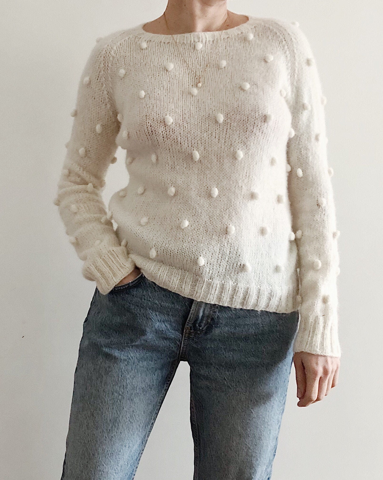 Popcorn Sweater - Etsy