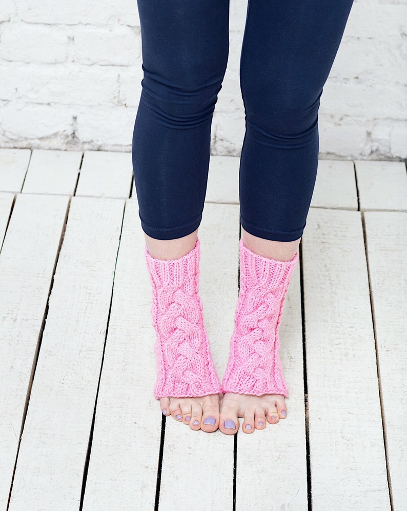 White yoga socks Pilates socks Knitted pedicure socks Yoga Etsy