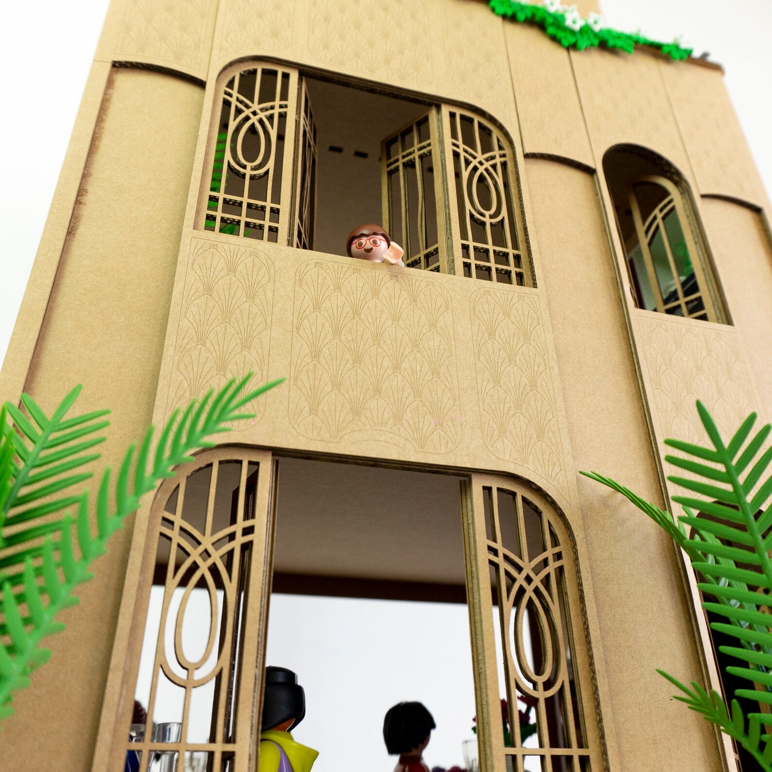 Cardboard Art Deco Building for Toy Decoration - Etsy