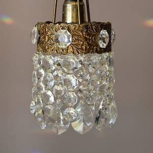 Messing vintage kristallen kroonluchter, antieke Franse plafondverlichting, bruiloft, hal hanger, keukenlamp GRATIS EXPRESS VERZENDING Wereldwijd