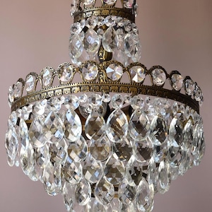 Large Antique brass Chandelier vintage crystal Lighting French Style crystal light home Pendant Ceiling Hall light Dining bar Lighting