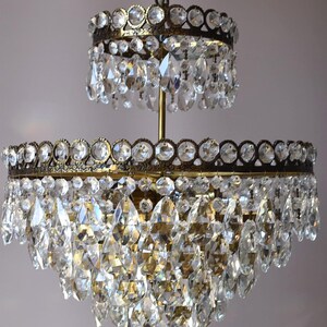 Antique French Style brass chandelier vintage Crystal Handmade home Pendant ornate chandelier lamp Ceiling Hall light kitchen bar Lighting