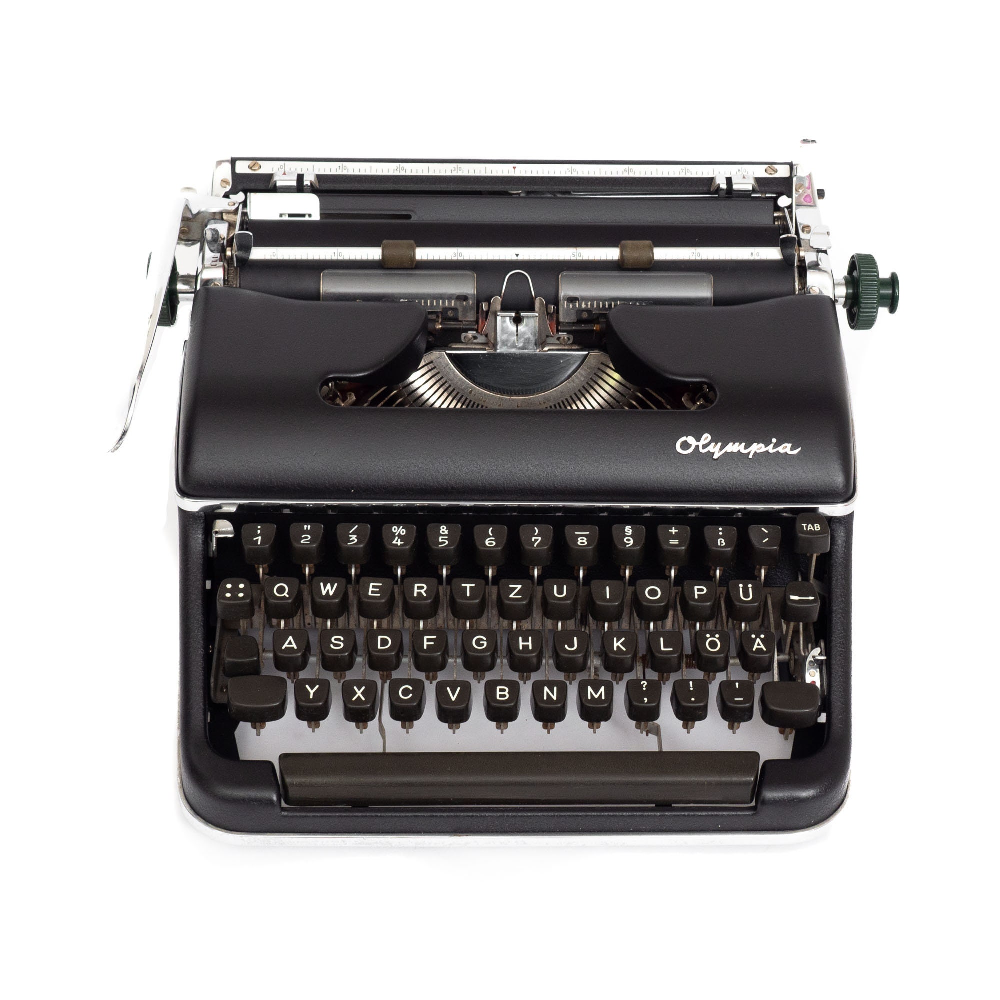 Olympia タイプライター 黒　ヴィンテージ1960年代 Black Typewriter Olympia SM3, Working Typewriter Vintage
