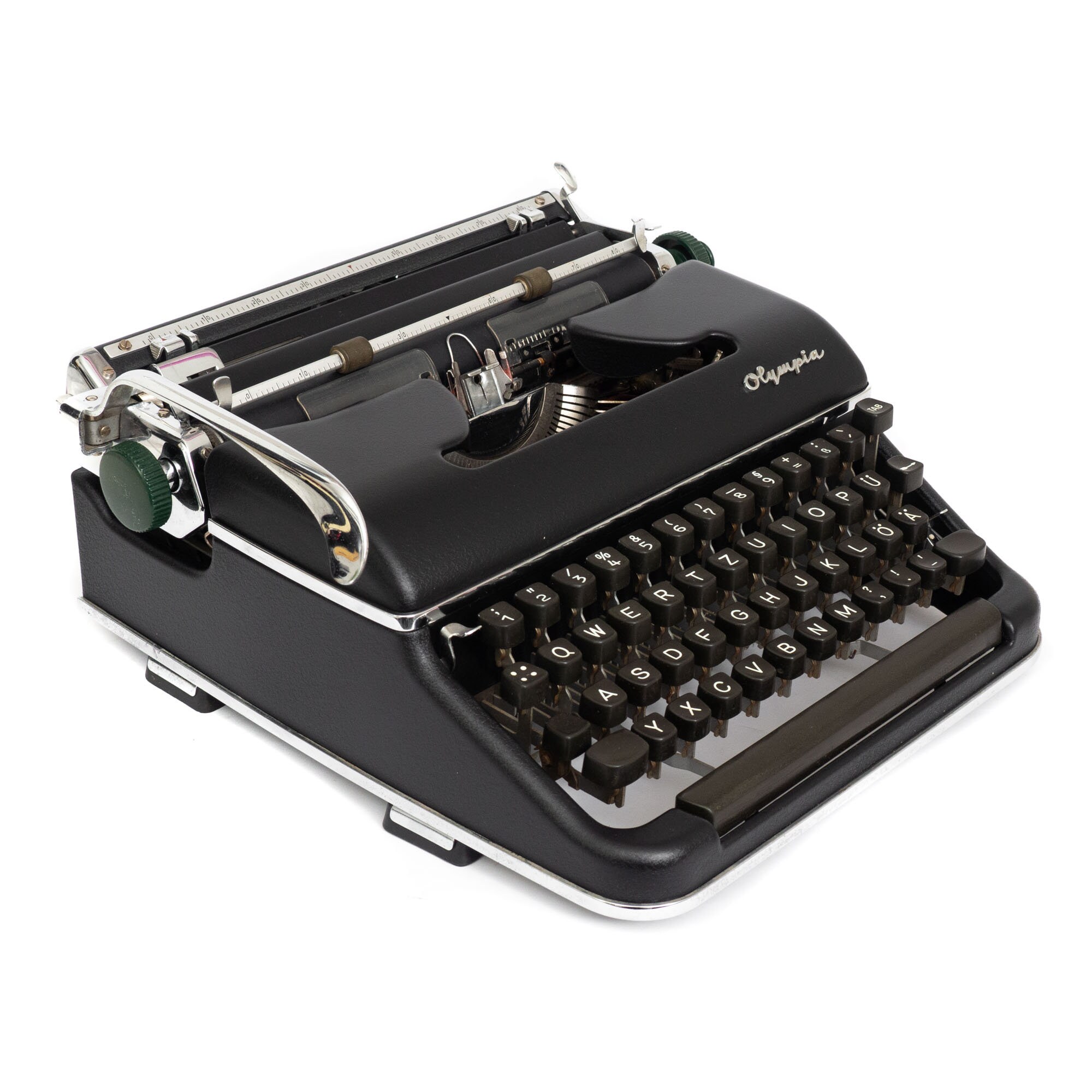 Black Typewriter Olympia SM3, Working Typewriter Vintage