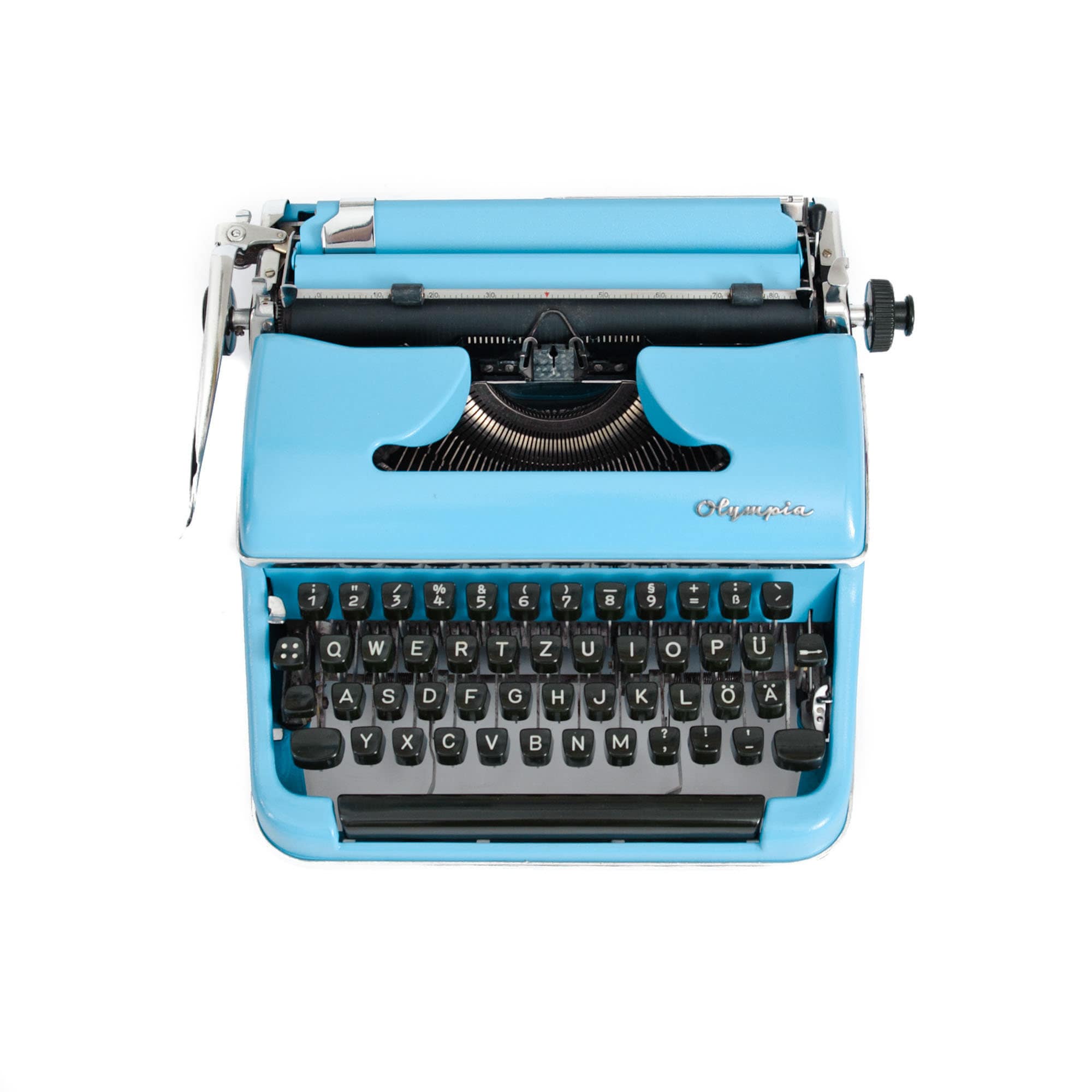 タイプライター Olympia SM2、ヴィンテージタイプライター ブルー