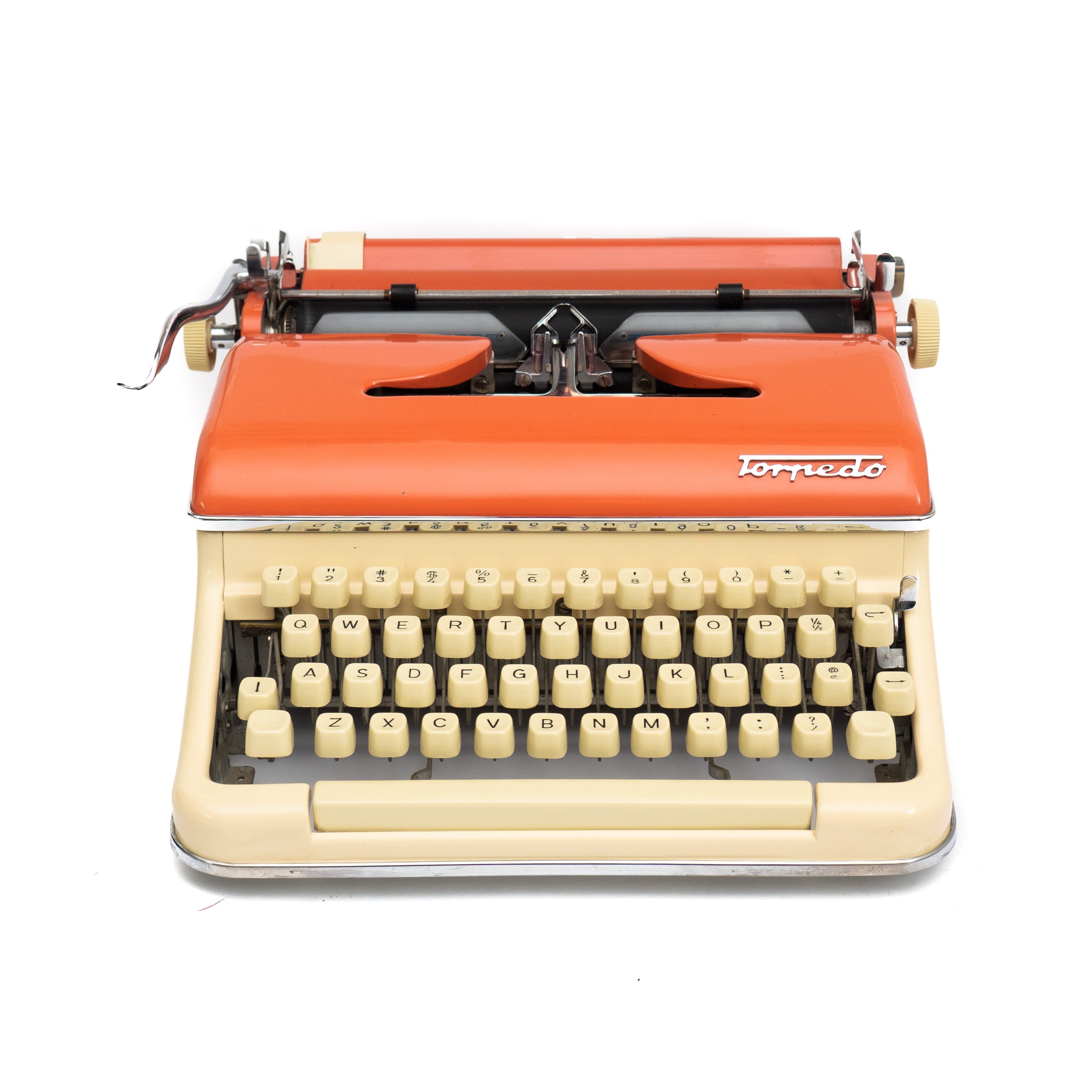 Tom Thumb Toy Typewriter, Circa 1950's - All Metal w/ Matching Case - Good  Working Condition w/ Ribbon