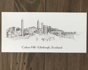 Edinburgh Calton Hill (CARD/POSTCARD)