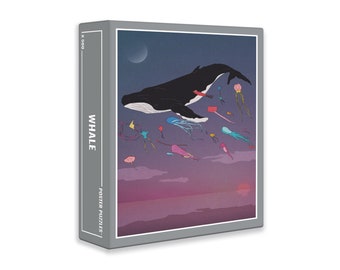 Whale – Dreamy, 500-Piece Puzzle for Adults with a Mystical Marine Theme.