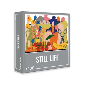Still Life Jigsaw Puzzle – Premium 1000-Piece Fine Art Jigsaw Puzzle for Adults by Cloudberries, With Beautiful Collage Effect