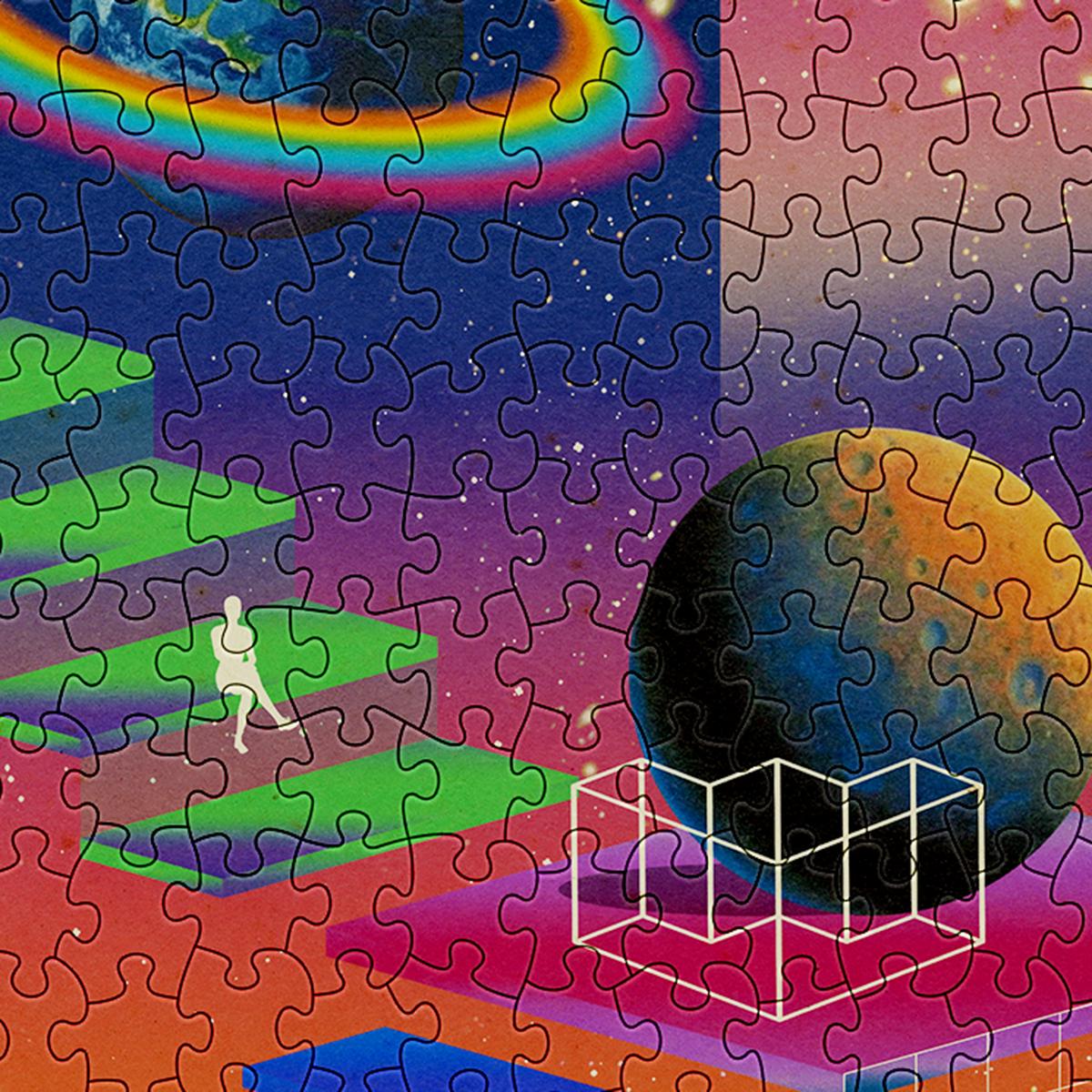 Infinity 1000 Piece Jigsaw Puzzle, Abstract Modern Jigsaw Puzzle for ...