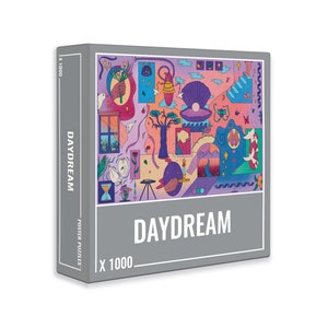 Daydream – Premium 1000-Piece Jigsaw Puzzles Puzzle for Adults, featuring Surreal, Dreamy Art in Fun Pinks and Purples!