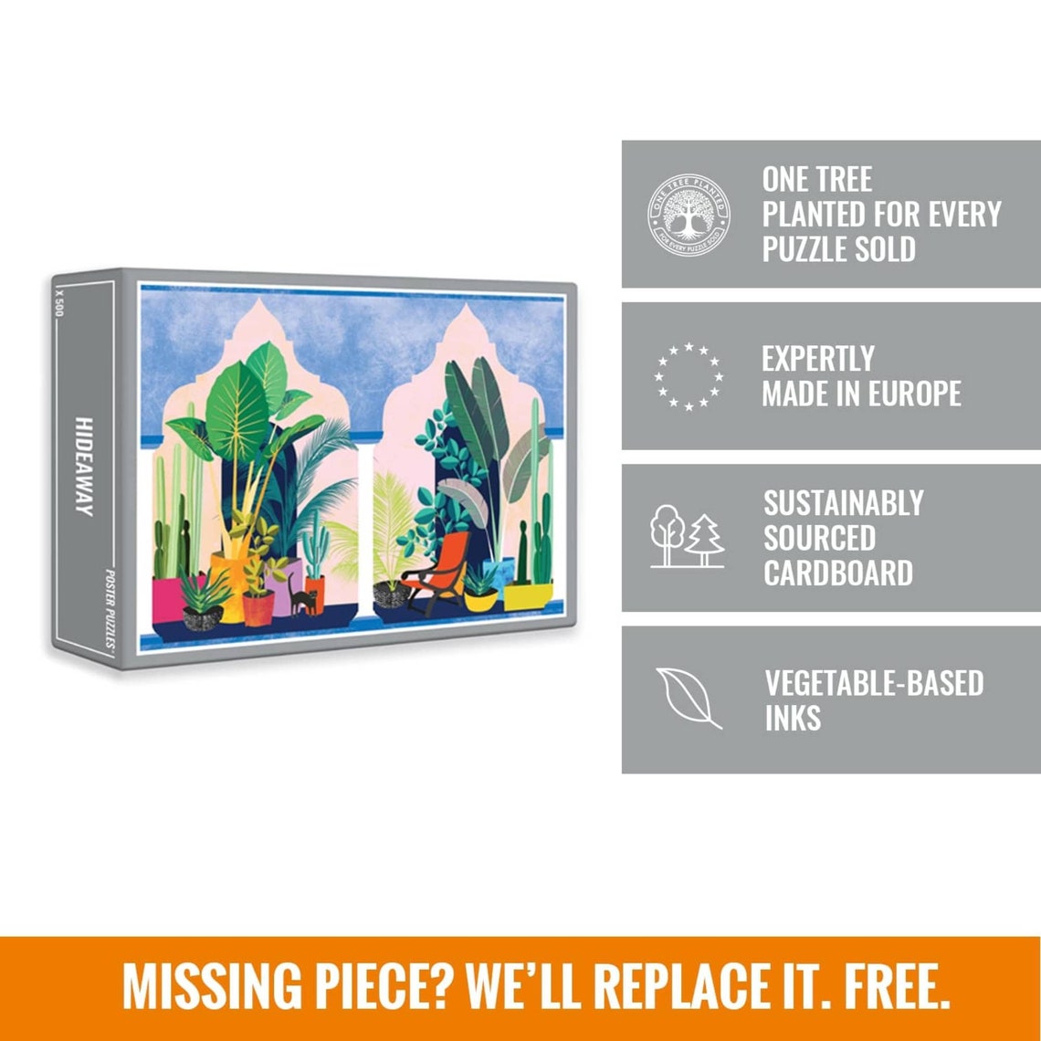 Hideaway calming 500piece Jigsaw Puzzle for Adults With Etsy UK
