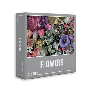 Flowers: 1000-piece jigsaw puzzle for grown ups!