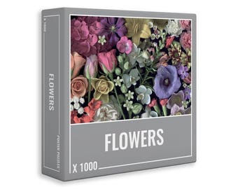 Flowers: 1000-piece jigsaw puzzle for grown ups!