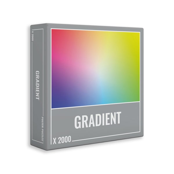 2000 Teile Farbverlaufspuzzle – Erstaunliches, farbenfrohes 2000-teiliges Farbverlaufspuzzle. Fast einen Meter Breit!