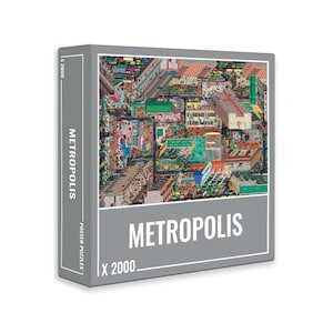 Metropolis – Fun, Challenging 2000-piece Jigsaw Puzzle for Adults, Made in Europe by Cloudberries.