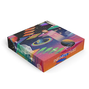 Infinity 1000 Piece Jigsaw Puzzle, Abstract Modern Jigsaw Puzzle for Adults, Small Batch by Cloudberries, Space Puzzle