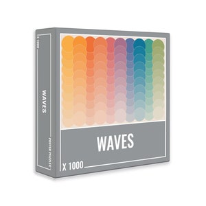 Waves – Totally Rad, 1970s Inspired Gradient Puzzle for Grown Ups!